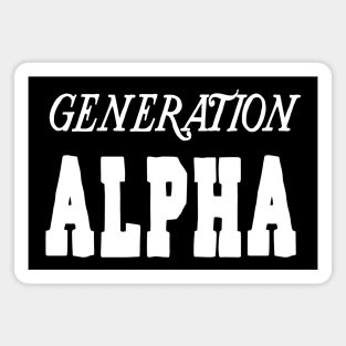 Generation Alpha Gen Alpha Magnet